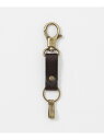 URBAN RESEARCH ITEMS UNIVERSAL OVERALL Leather Key Holder B アーバンリサーチアイテムズ ファッション雑貨 チャーム・キーチェーン ブラウン ブラック