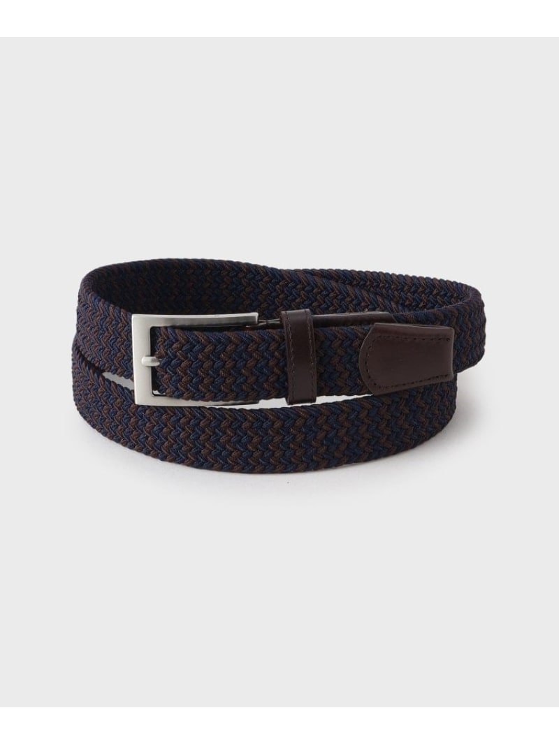 Rakuten Fashion Menの【SALE／20%OFF】tk.TAKEO KIKUCHI ゴムメッシュベルト ティーケータケオキクチ ファッション雑貨 ベルト ネイビー ブラック ブラウン【RBA_E】【送料無料】｜アングル2