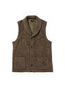 LANVIN COLLECTION LANVIN COLLECTION カチオン染フリース ベスト 半纏 はんてん ナイガイ インナー・ルームウェア その他のイ...