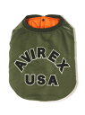 AVIREX 《DOG WEAR/ドッグ ウェア》MA-1 LOGO / MA-1 ロゴ / FB/フレンチブルドッグ アヴィレックス ペット用品 ペットウェア...