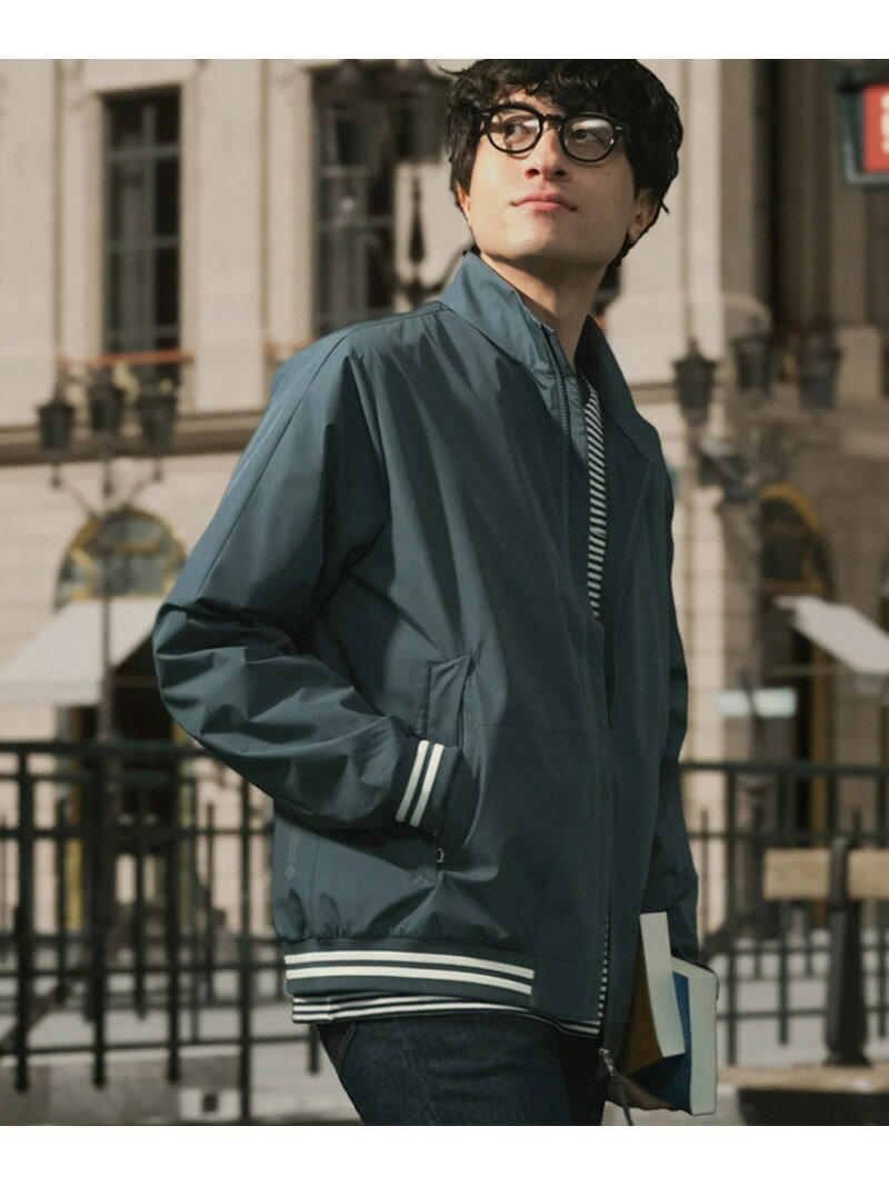 【SALE/40%OFF】AIGLE 防水 防風 透湿 GORE-TEX WINDSTOPPER(R) ゴアテックスウインドストッパー スタンドジップブルゾンジャケット RP エーグル ジャケット・アウター ブルゾン・ジャンパー グリーン グレー ブラック【RBA_E】【送料無料】