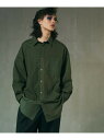 MAISON SPECIAL Prime-Over Patchwork Vintage Clothes Shirt メゾンスペシャル トップス シャツ・ブラウス カーキ【送料無料】