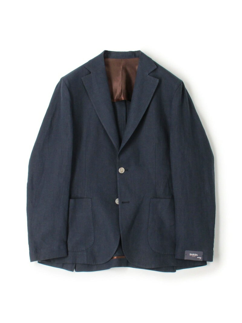 【SALE/50%OFF】TOMORROWLAND BUYING WEAR BARBA EASY J1 リネン シングルブレステッド2Bジャケット トゥモローランド ジャケット・アウター テーラードジャケット・ブレザー ネイビー カーキグリーン【RBA_E】【送料無料】