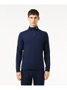 【SALE/40%OFF】LACOSTE ハイネックハーフジップウルトラドライジャージ ラコステ スポーツ・アウトドア用品 ゴルフグッズ ネイビー【RBA_E】...
