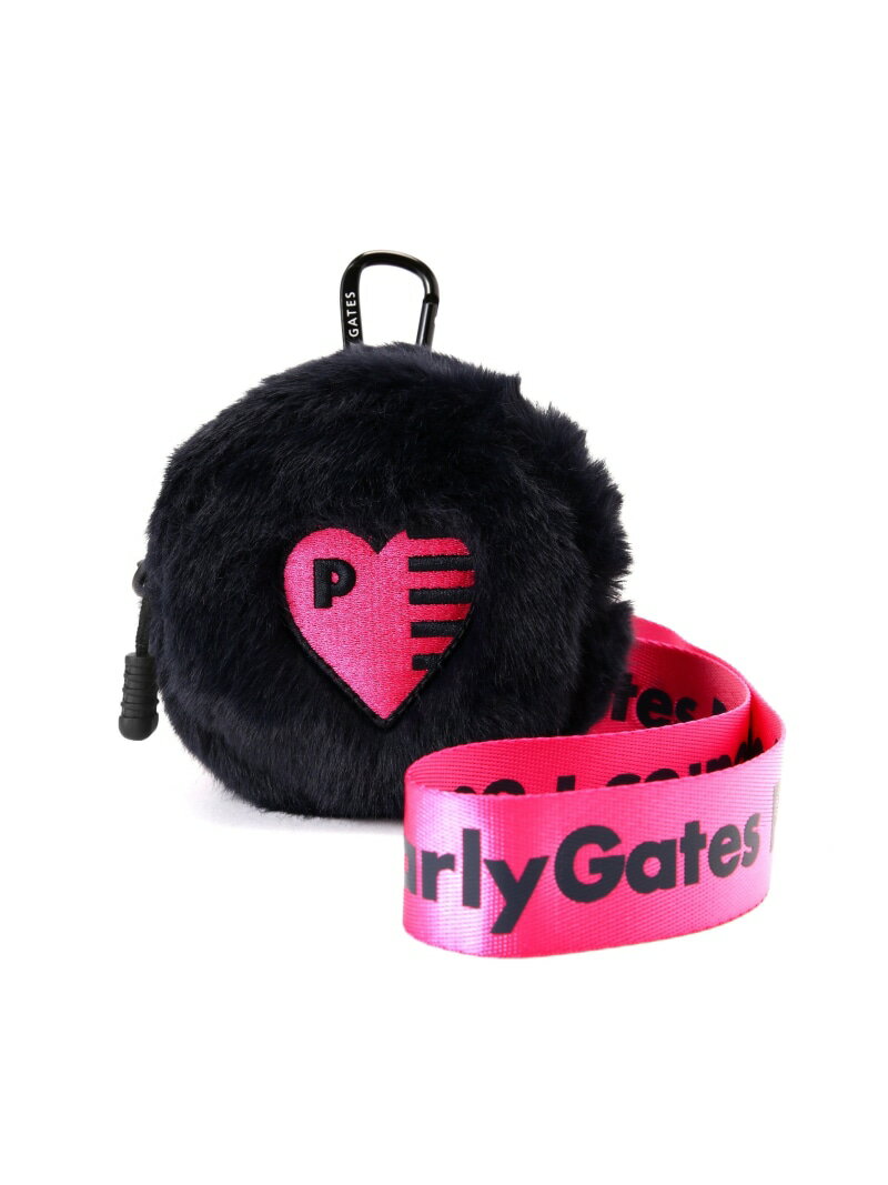 PEARLY GATES ファーボールポーチ＜MANY HEARTSシリーズ＞ (UNISEX) パーリーゲイツ スポーツ・アウトドア用品 ゴルフグッズ ネイビー カーキグリーン【送料無料】