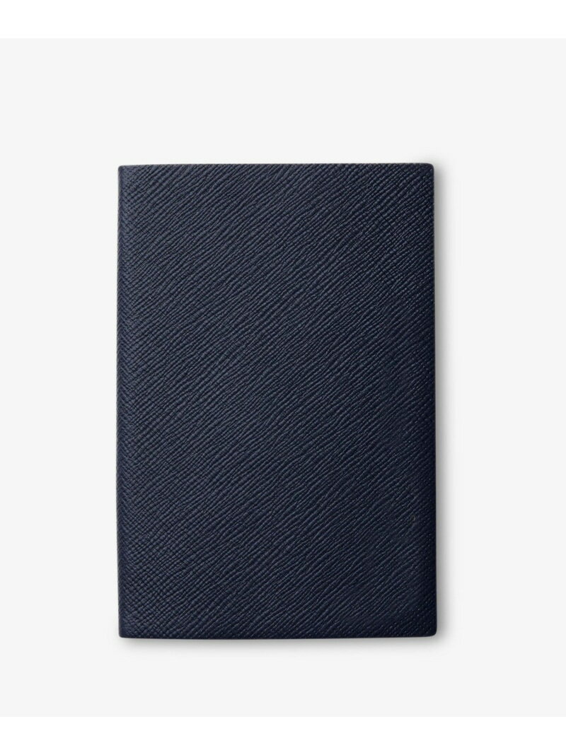 SMYTHSON Pastegrain Chelsea Notebook スマイソン 文房具 手帳・メモ帳 ネイビー【送料無料】