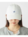 SHIPS MEN 【WEB限定】SHIPS: ワンポイント ロゴ UVカット オーバーフィットキャップ シップス 帽子 キャップ ブラウン ブラック グレー ホワイト パープル ベージュ【先行予約】*