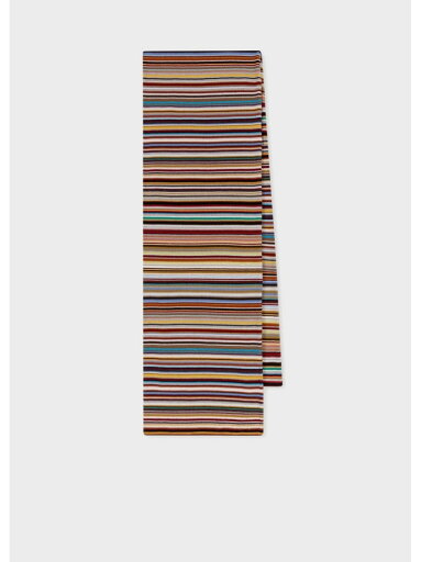 Paul Smith 【公式】シグネチャーストライプ ニットマフラー ポール・スミス ファッション雑貨 マフラー・ストール・ネックウォーマー【送料無料】 Paul Smith 【公式】シグネチャーストライプ ニットマフラー ポール・スミス ファッション雑貨 マフラー・ストール・ネックウォーマー【送料無料】