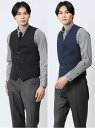 【SALE/30%OFF】m.f.editorial 【24AW】 リバーシブル ジレベスト タカキュー スーツ・フォーマル スーツベスト ブルー【RBA_E】【送料無料】(4)