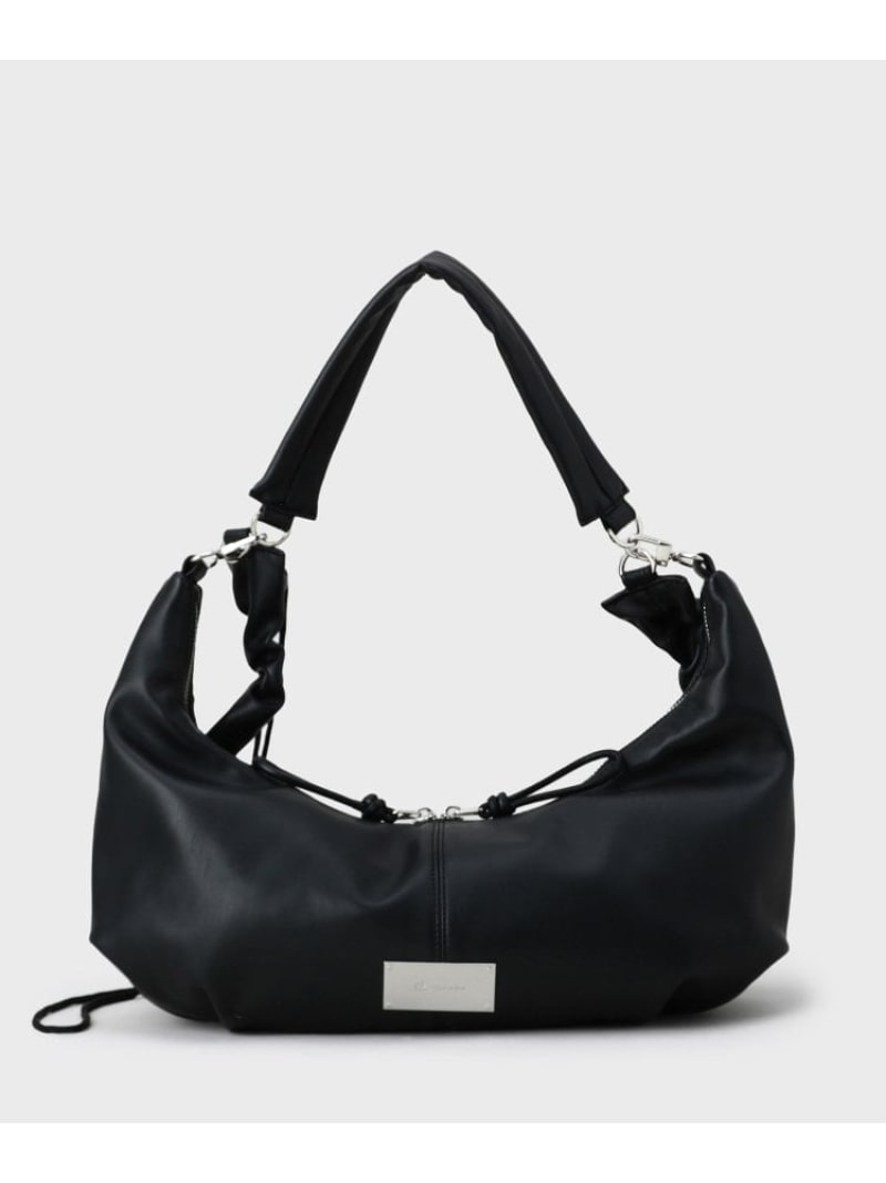 tk.TAKEO KIKUCHI 【2WAY】ラウンドハンドルバッグ ティーケータケオキクチ バッグ ショルダーバッグ グレー ブラック【送料無料】