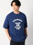 Grand PARK NICOLE Collegiate Pacific(カレッジエイト パシフィック)ガゼットハーフスリーブTシャツ ニコル トップス カットソー・Tシャツ ネイビー ベージュ イエロー【送料無料】