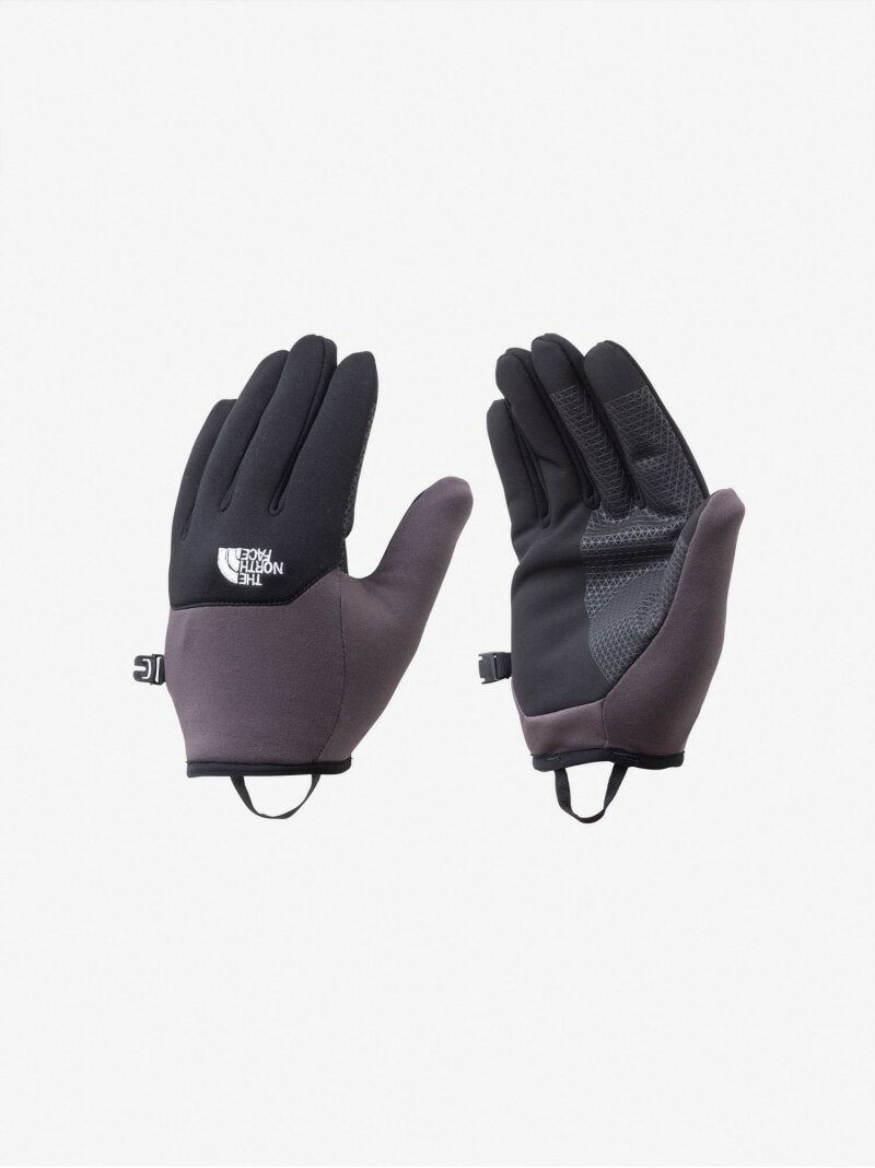 THE NORTH FACE イーチップショートグローブ ザ・ノース・フェイス ファッション雑貨 手袋 ブラック グレー【送料無料】
