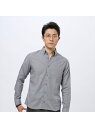 【SALE/44%OFF】BRICK HOUSE by Tokyo Shirts デザインカジュアルシャツ ボタンダウン 長袖 メンズ BM02I503DB10B3B-38 トーキョーシャツ トップス シャツ・ブラウス ブラック【RBA_E】