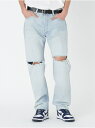 【SALE/80%OFF】Levi's PRIDE COLLECTION 501(R) '93 ジーンズ ライトインディゴ DESTRUCTED リーバイス パンツ その他のパンツ【RBA_E】