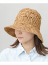 A.M.S. ハット 帽子 ペーパー クロッシェハット つば広 メンズ レディース 春 夏 エー.エム.エス. 帽子 ハット ブラック ベージュ