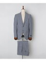 【SALE/50%OFF】SHIPS MEN SHIPS: マルゾット ピンヘッド スーツ シップス スーツ・フォーマル セットアップスーツ グレー ブルー【R...