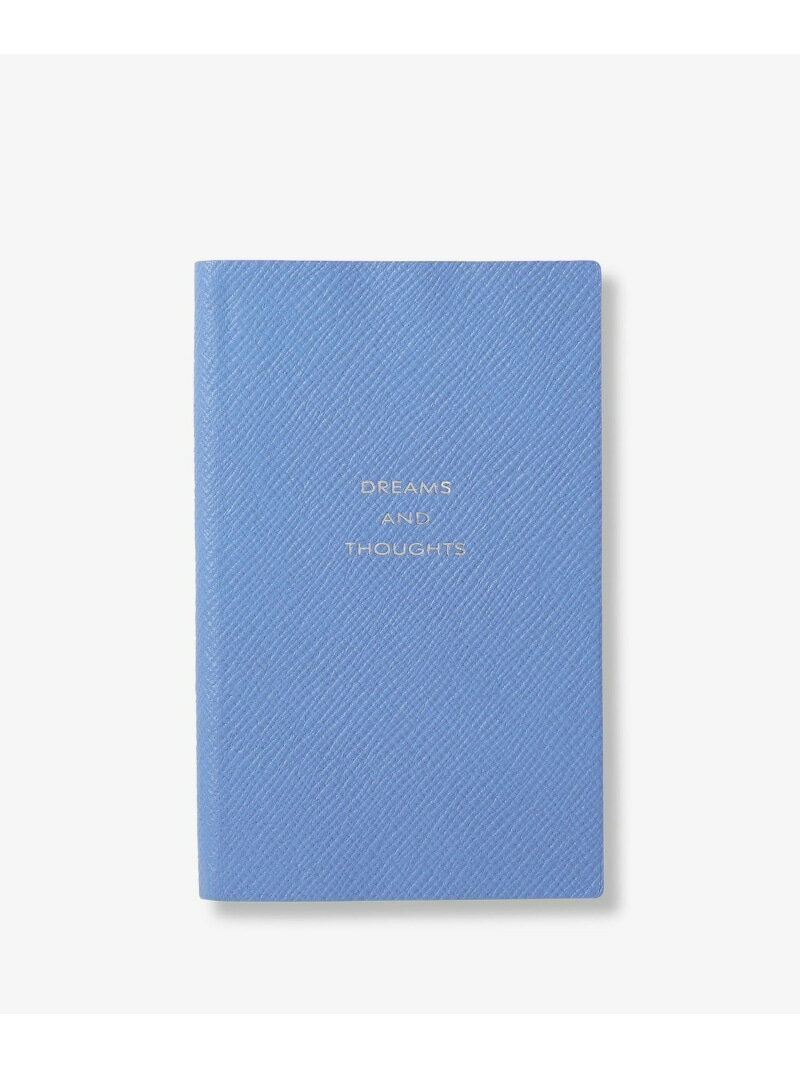 SMYTHSON Pastegrain Panama Dreams And Thoughts スマイソン 文房具 手帳・メモ帳 ブルー【送料無料】
