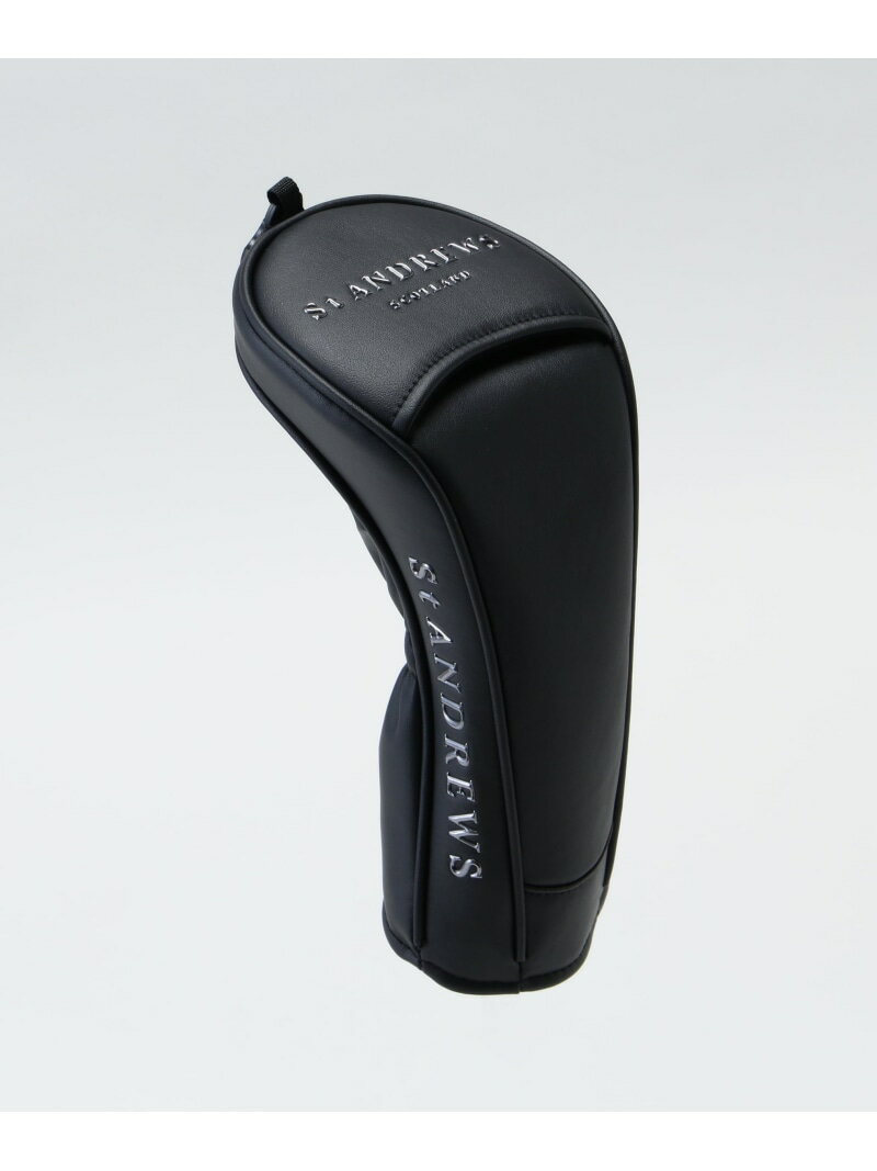 St ANDREWS マットPU ドライバー用ヘッドカバー (460CC対応) (UNISEX) セントアンドリュース スポーツ・アウトドア用品 ゴルフグッズ ブラック【送料無料】
