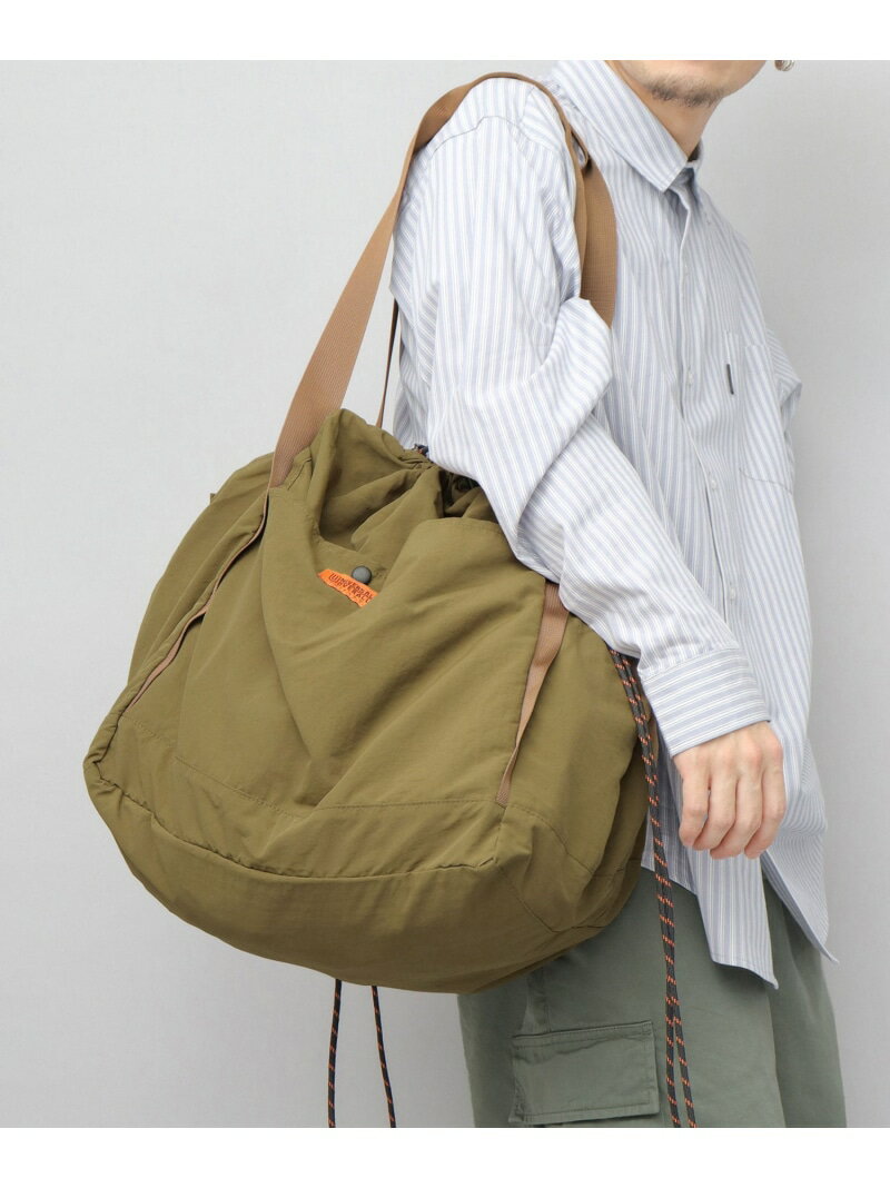 UNIVERSAL OVERALL ユニバーサルオーバーオール 巾着 トートバッグ 巾着バッグ 撥水 大容量 L エー.エ..