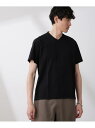 NANO universe WEB限定/ジャケT(R) Vネック 半袖 ナノユニバース トップス カットソー・Tシャツ ホワイト ブラック