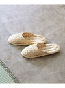 BEAMS JAPAN BEAMS JAPAN SELECT / とわだ産品 きみがら スリッパ L ビームス ジャパン シューズ・靴 サンダル ベージュ【送料...
