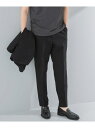 【SALE/50%OFF】URBAN RESEARCH DOORS 『イージーケア』LIFE STYLE TAILOR シアサッカーコンフォータブルパンツ アーバンリサーチドアーズ パンツ スラックス・ドレスパンツ ネイビー ブラック【RBA_E】【送料無料】