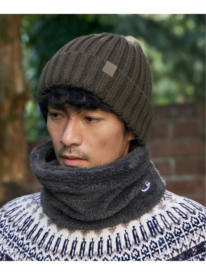 ikka ワイドリブニットワッチ イッカ 帽子 その他の帽子 カーキグリーン ホワイト グレー ブラック