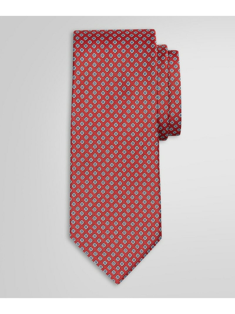 【SALE/20%OFF】BROOKS BROTHERS シルク スモールフラワーモチーフ ジャカードタイ ブルックス ブラザーズ スーツ・フォーマル ネクタイ・蝶ネクタイ ネイビー レッド【RBA_E】【送料無料】