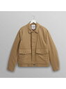 Wax London オークニージャケット ピーチドツイル ワックスロンドン ジャケット・アウター ブルゾン・ジャンパー ネイビー ベージュ【送料無料】