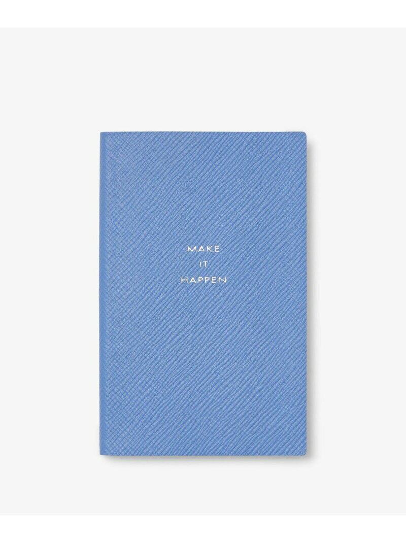 SMYTHSON Pastegrain Panama Make It Happen スマイソン 文房具 手帳・メモ帳 ブルー【送料無料】