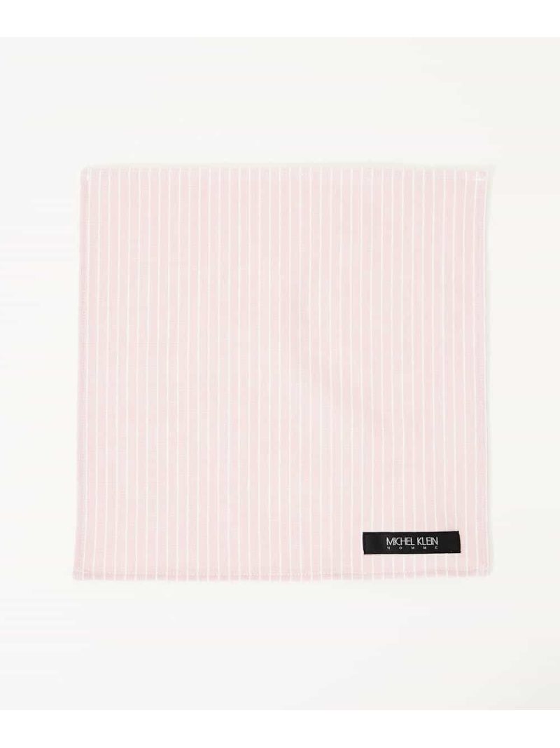 MICHEL KLEIN HOMME ハンカチ(ECOMADEアーノ) ミッシェルクランオム ファッション雑貨 スカーフ・バンダナ ピンク ブルー ネイビー ホワイト