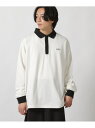 【SALE/58%OFF】LAKOLE ポロスウェットプルオーバー ラコレ トップス スウェット・トレーナー ホワイト グレー ブラック【RBA_E】