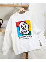 【SALE/65%OFF】matsui 別注「もにゅもにゅ」バックフェルト刺繍 クルーネック スウェット 24AW フリークスストア トップス スウェット・トレ...