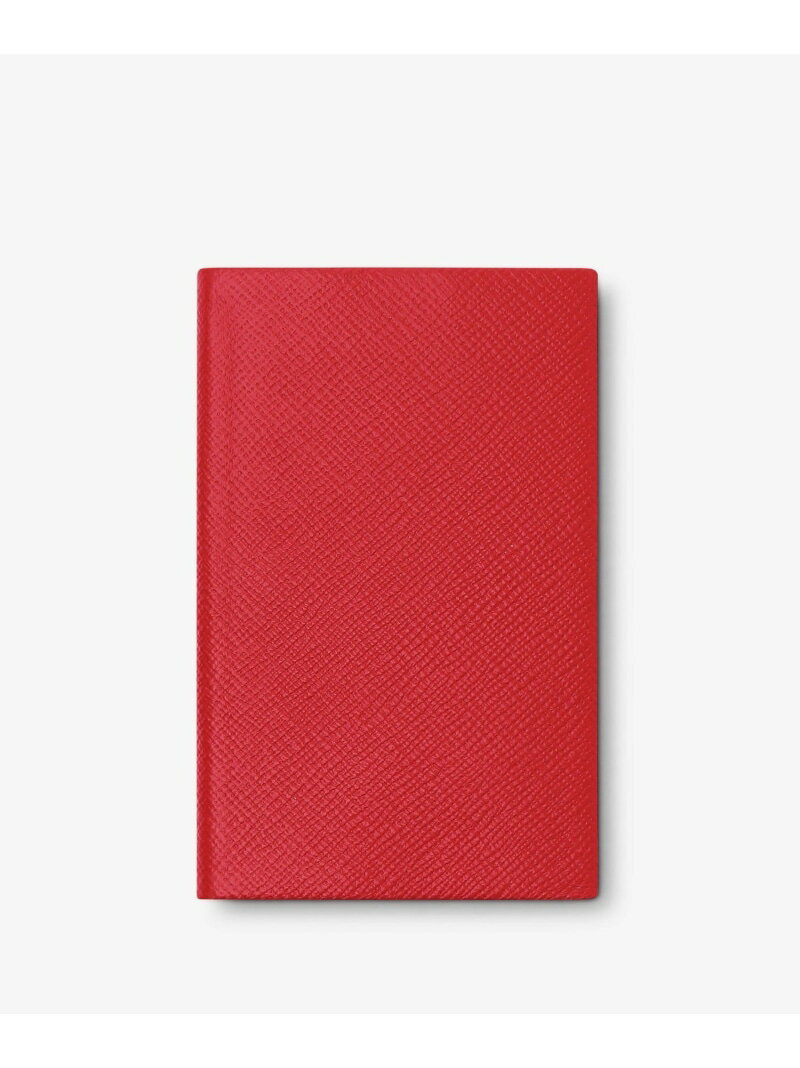 SMYTHSON Pastegrain Panama Notebook スマイソン 文房具 手帳・メモ帳 レッド【送料無料】