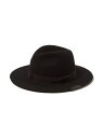 THE CRIMIE WOOL FELT HAT ガーデン 帽子 ハット ブラック カーキグリーン【送料無料】