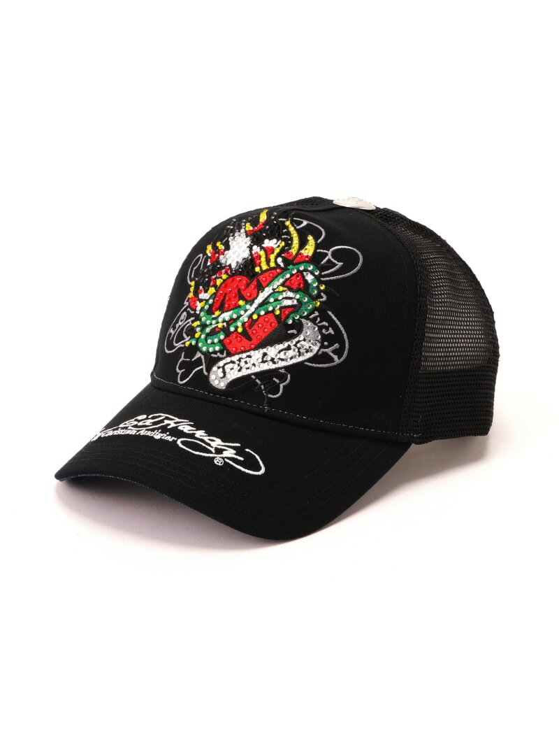 ROYAL FLASH Ed Hardy/エド ハーディー/ED HARDY HEART R-STONE CAP ロイヤルフラッシュ 帽子 その他の..