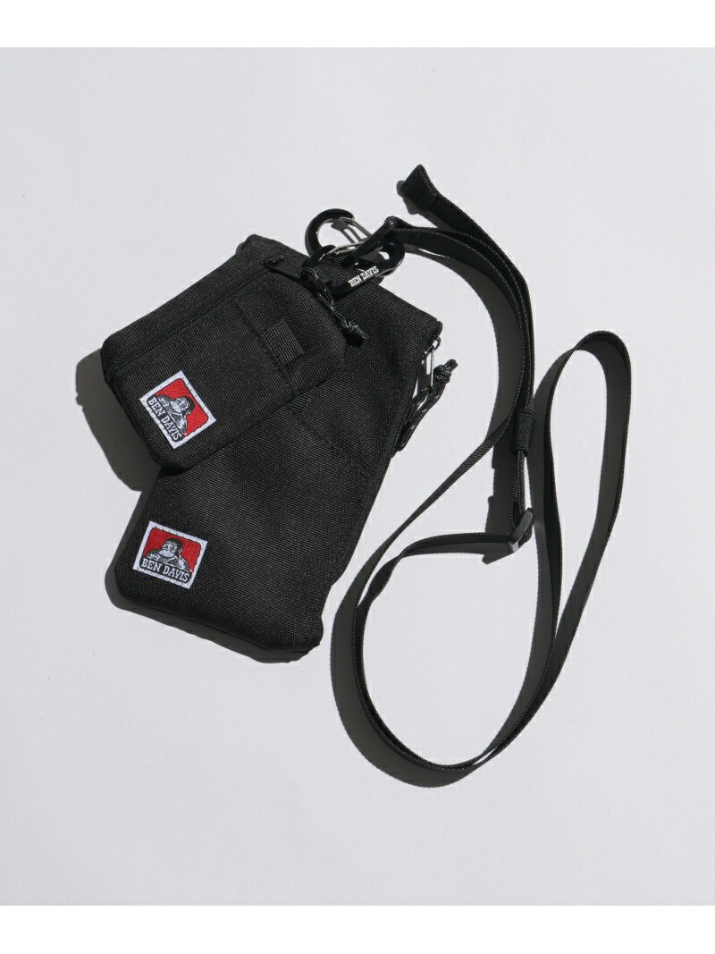 WEGO MEN'S BEN DAVIS 2 SHOULDER ウィゴー バッグ ショルダーバッグ ブラック