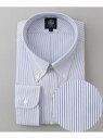 J.PRESS 【KING SIZE】【PREMIUM PLEATS / 形態安定】マイクロストライプ シャツ / B.D. ジェイプレス トップス シャツ・ブラウス パープル ネイビー【送料無料】(4)