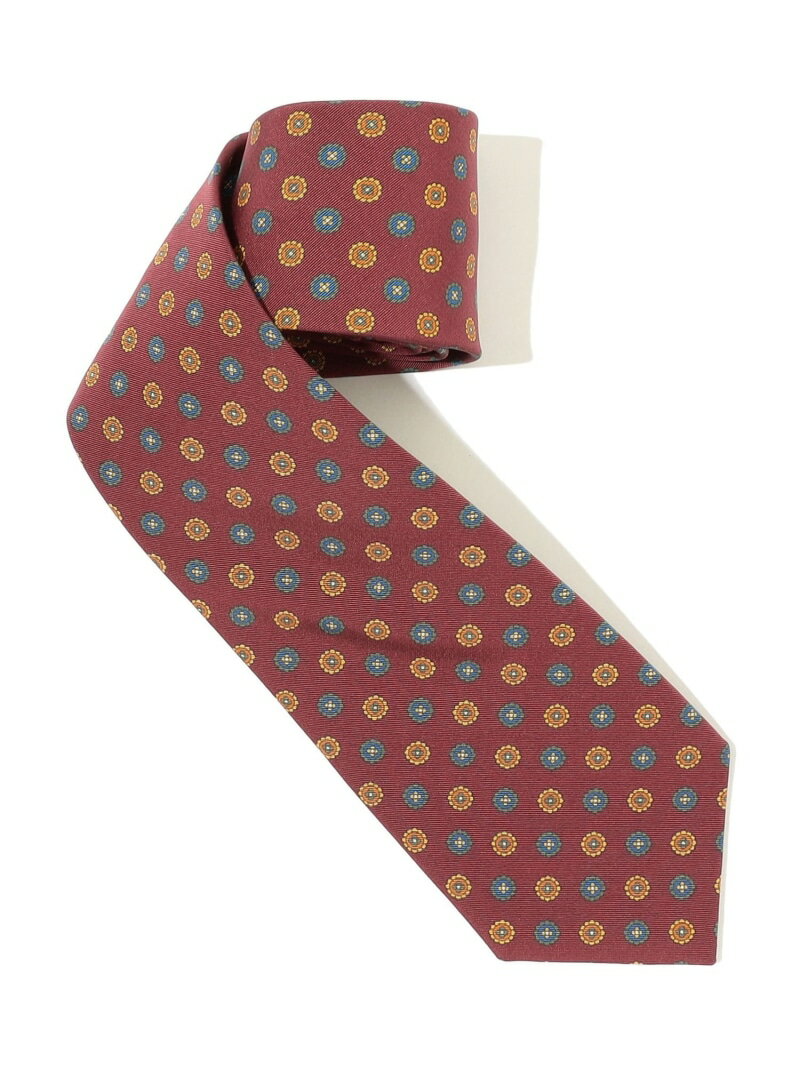 TOMORROWLAND GOODS Atkinsons アイリッシュポプリン 小紋柄ネクタイ トゥモローランド スーツ・フォー..