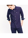 【SALE/30%OFF】LACOSTE コットン×リネンブレンドリバーシブルシャツ ラコステ シャツ/ブラウス 長袖シャツ ネイビー【RBA_E】【送料無料】
