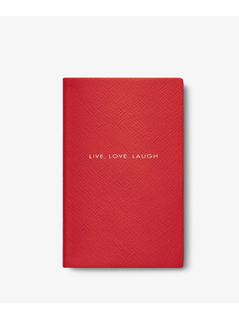 SMYTHSON Pastegrain Panama Live Love Laugh スマイソン 文房具 手帳・メモ帳 レッド【送料無料】