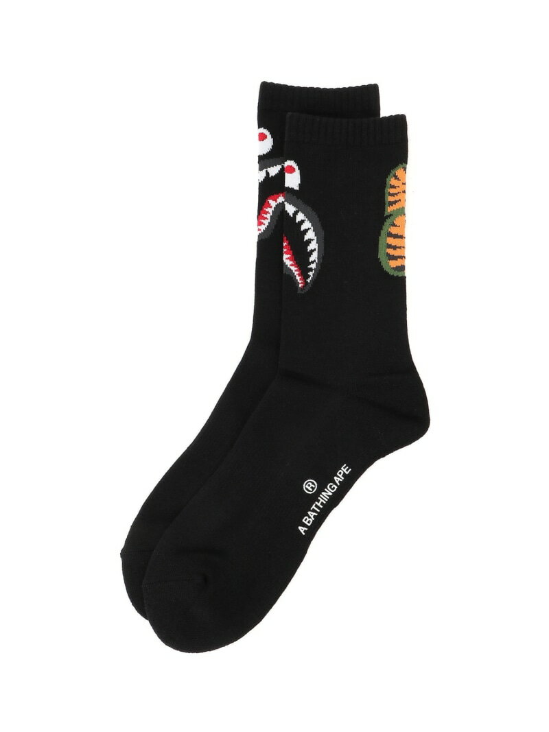 A BATHING APE SHARK SOCKS A xCVO GCv CEbOEFA C ubN O[ zCg