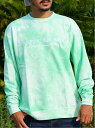 WHIM ROTH WhimROTH/(M)TYE-DYE Logo SW/PULL アダムスジャグラー トップス スウェット トレーナー グリーン ピンク ブルー【送料無料】