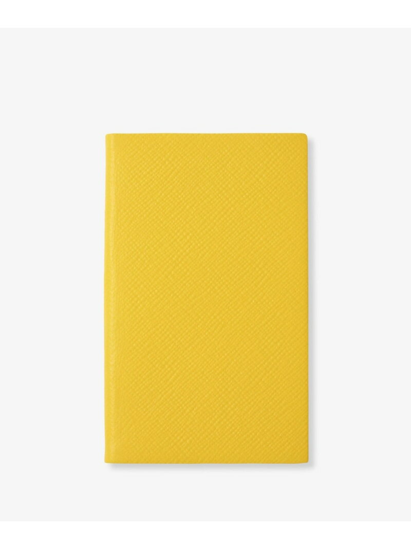 SMYTHSON Pastegrain Panama Notebook スマイソン 文房具 手帳・メモ帳 イエロー【送料無料】