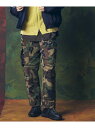【SALE/30%OFF】MAISON SPECIAL Patchwork Vintage Clothes Camouflage Wide Tapered Ca...