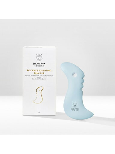 SNOW FOX SKINCARE プレミアム FOX フェイス & ボディ 磁器カッサ(ブルー) スノー フォックス スキンケア メイク道具・美容器具 美容器具 ブルー【送料無料】 SNOW FOX SKINCARE プレミアム FOX フェイス & ボディ 磁器カッサ(ブルー) スノー フォックス スキンケア メイク道具・美容器具 美容器具 ブルー【送料無料】