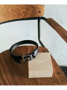 KATHARINE HAMNETT LONDON KATHARINE HAMNETT LONDON | 日本製 本革ベルト 5070223 リバースプロジェクトストア ファッション雑貨 ベルト ブラック【送料無料】