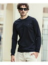 【SALE/30%OFF】1PIU1UGUALE3 RELAX 1(M)PIU1UGUALE3 RELAX(ウノピゥウノウグァーレトレ リラックス)ダブルシルケットサガラ刺繍ロングTシャツ シフォン トップス カットソー・Tシャツ ホワイト ブラック【RBA_E】【送料無料】