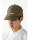 and wander cotton twill cap アンドワンダー 帽子 その他の帽子 ブラック ホワイト カーキグリーン【送料無料】