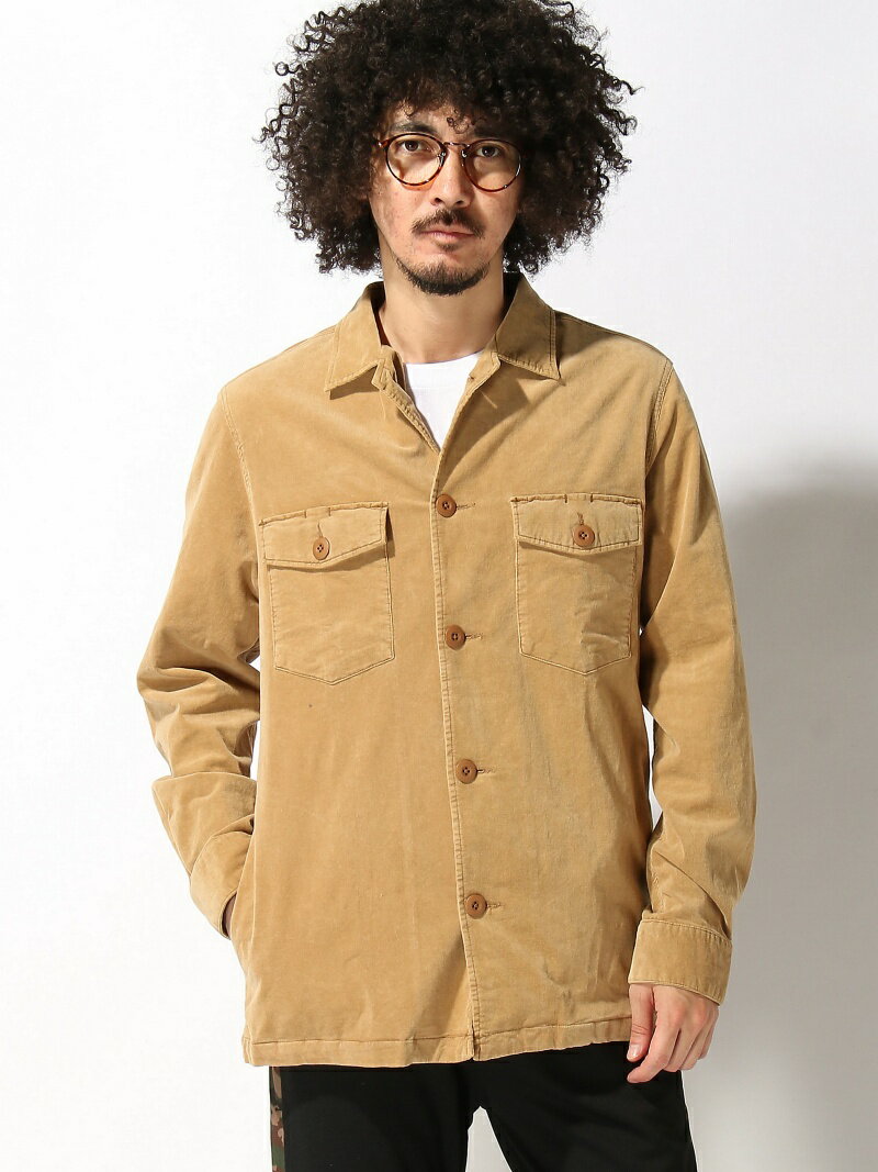 【SALE／50%OFF】JACKROSE JACKROSE/STコンパクトコーデュロイシャツJKT ジャックローズ トップス シャツ・ブラウス ベージュ ブルー ピンク【RBA_E】【送料無料】